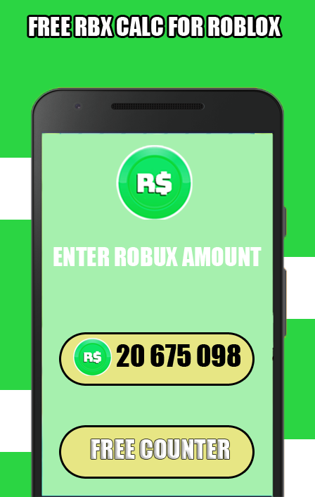 Download Robux Free Counter Free Calc Free For Android Download Robux Free Counter Free Calc Apk Latest Version Apktume Com - free daily robux rbx calculator for android apk download