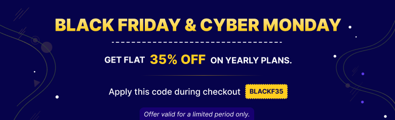 Black Friday & Cyber Monday offer