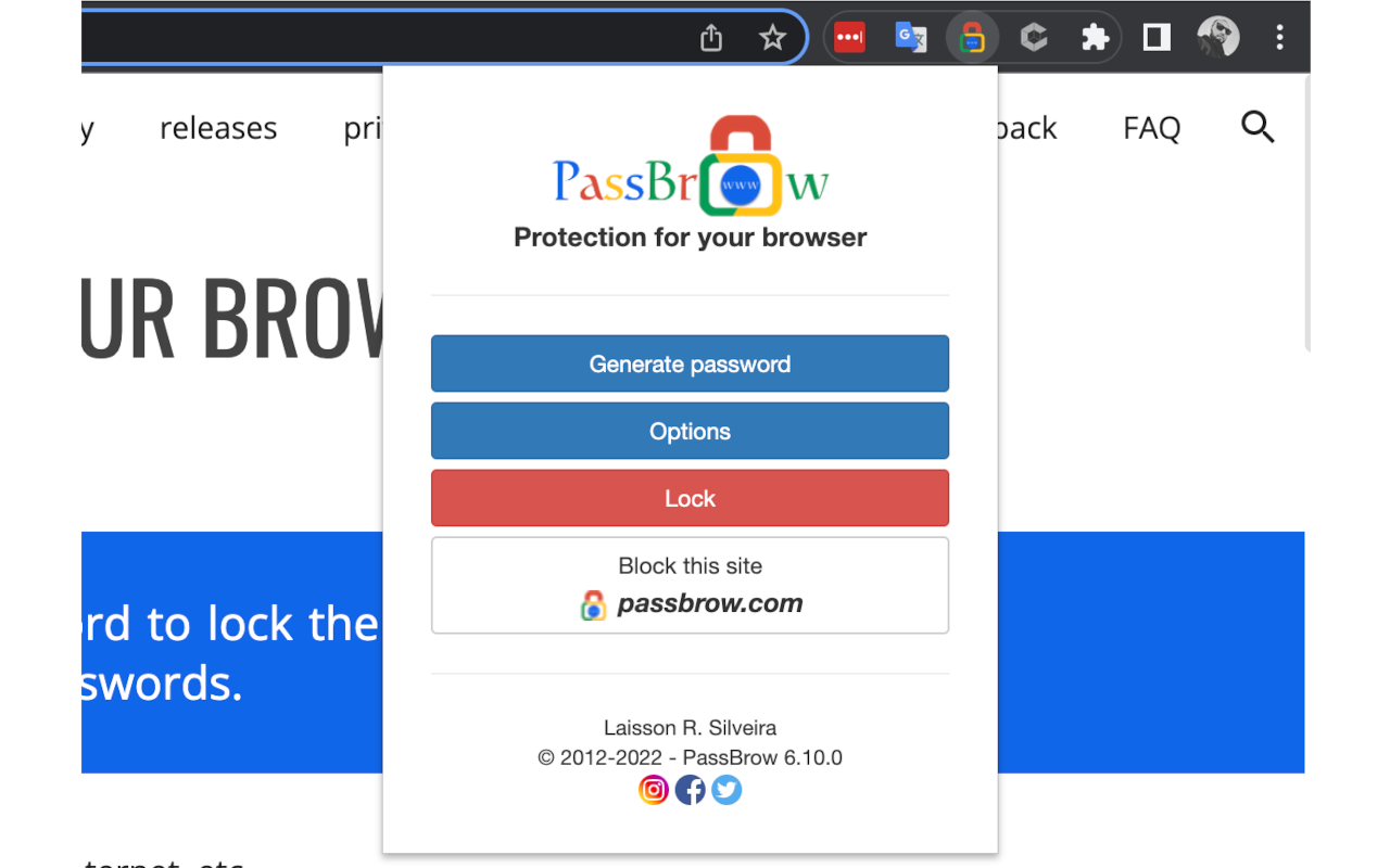 PassBrow: Browser Password/Site Blocking Preview image 5