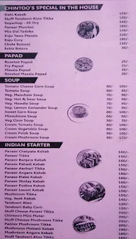 Chintoo's - The Foodies Hub menu 2