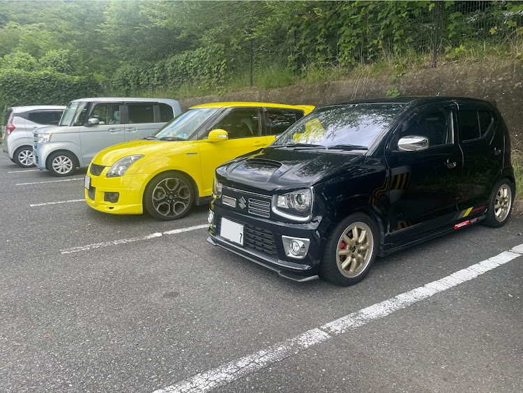 アルトワークスの九州アルトミーティング・唐戸市場・九州最北端・平尾台・暑い！に関するカスタム事例の投稿画像4枚目