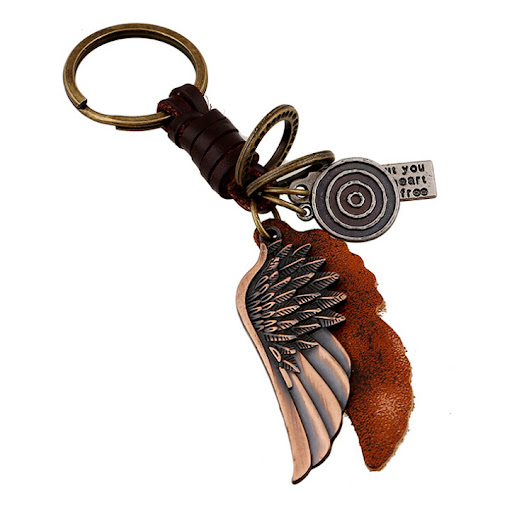 Title 5, Fashion Personality Angel Wings Key Ring a styl...