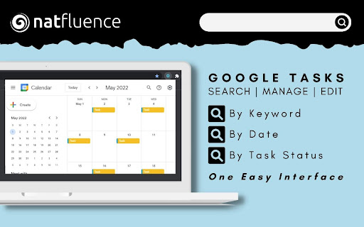 Search G. Calendar Tasks (By Natfluence)