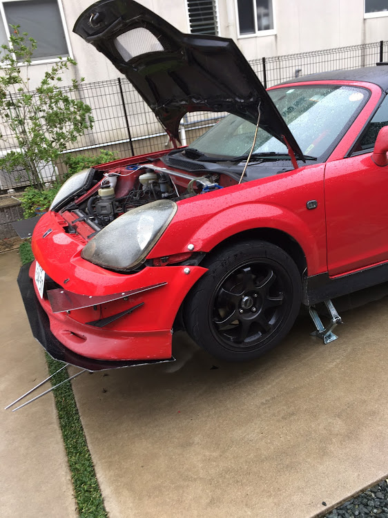MR-Sのアンダーパネル・フロントアンダーパネル製作・取付・DIY・GTウィング・Gtウィング取り付けに関するカスタム事例の投稿画像5枚目
