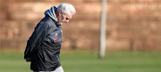 Hugo Broos coach of South Africa during the Bafana Bafana training at Sturrock Park on 1 June.