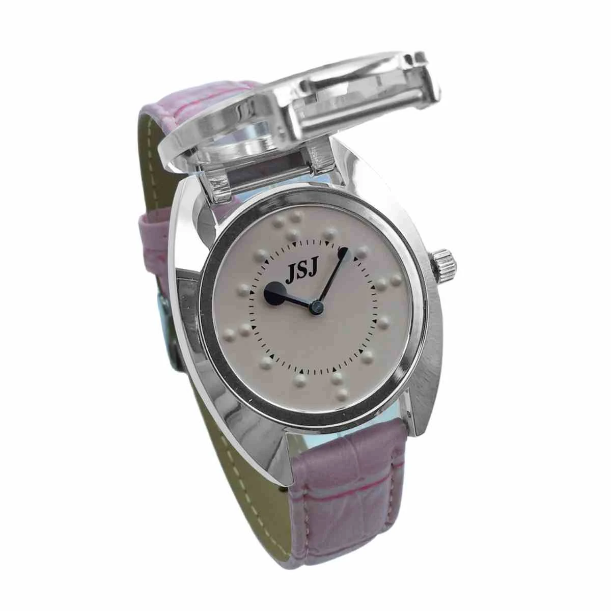 Title 4, Blinde Touch Flip Horloge Rond Eenvoudig te Geb...