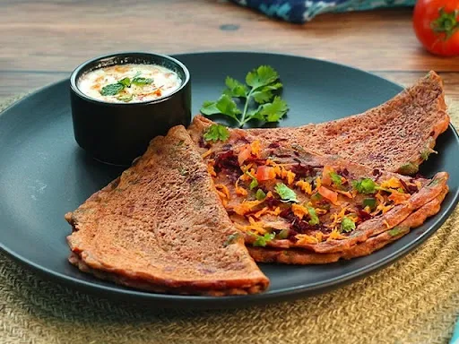 Beetroot Oats Chilla