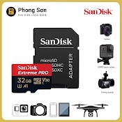 Thẻ Nhớ Micro Sdhc 32Gb Extreme Pro 667X 100Mb/S Uhs - 1 Sandisk