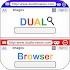 dual browser: dual private browser in one display1.0