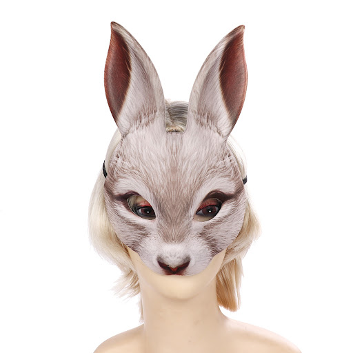Title 14, Carnival Party Masquerade EVA Half Face Rabbit ...