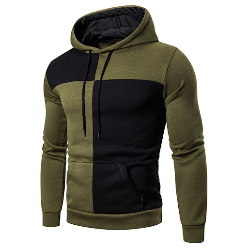 Title 5, Mens Contrast Stitching Casual Sweater Europea...