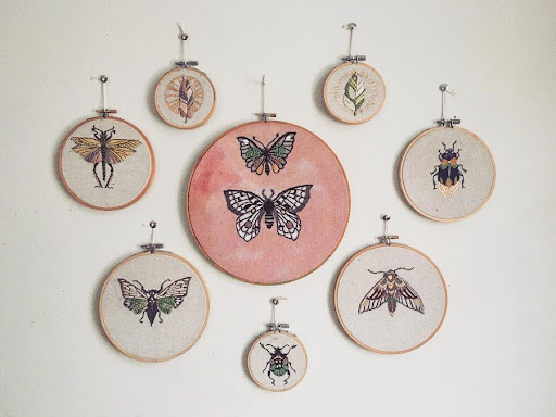 Kim Menapace: Contemporary Floriography, Embroidery & Glass