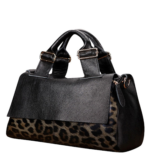 Title 5, New Western Leopard Pattern Handbag For Women, ...