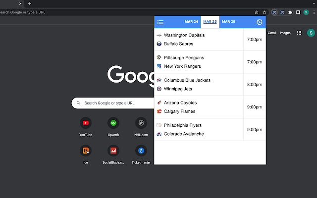 ScoreCheck - Live NHL Scores & Standings chrome extension