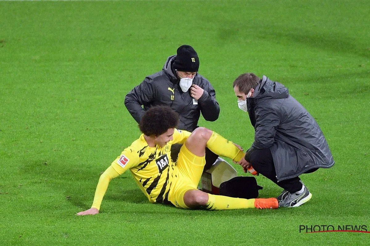 Axel Witsel heeft zijn eerste balletje getrapt tijdens de revalidatie