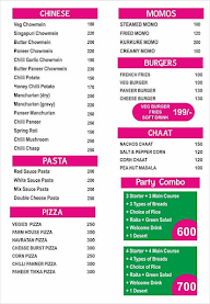 Chutney Pyaz menu 3