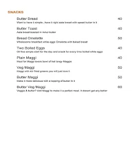 Puru Parathas menu 2