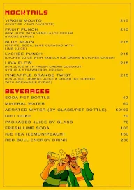 Drinks at MRP menu 3