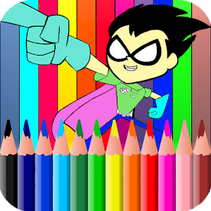 Coloring Book For Titans Go  Icon