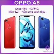 Điện Thoai Oppo A5 (Oppo A3S) Màn 6.2 Icnh - Snap 450 Ram 4G 64G