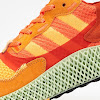 sneakersnstuff x adidas consortium zx 4000 4d flaming orange/flaming orange/active maroon