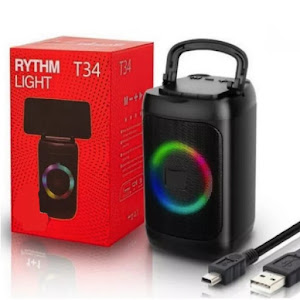 Boxa portabila T34 Bluetooth, Radio FM, MP3