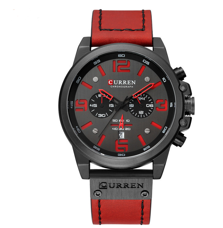 Multifunktions-Chronographenuhr für Herren. Erleben Sie Präzision und Stil. Zeitmessung, Datumsanzeige und elegante Optik in einem Gerät.