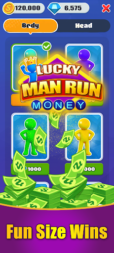 Screenshot Lucky Man Run - Cash Calling