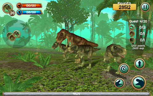 Tyrannosaurus Simulator Mod APK v1.2.0 (Remove ads,Unlimited money,Free  purchase,Weak enemy,Unlimited,Invincible,Mod speed) Download 