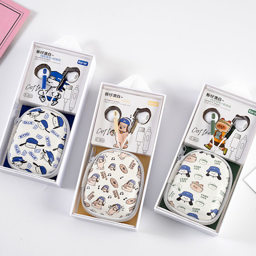 Title 2, Wired Headset Cartoon Fashion Student model for...