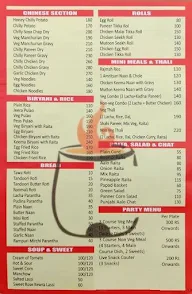 Punjabi Tandoor menu 2