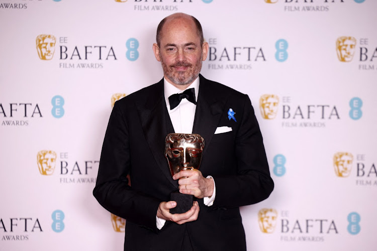 Edward Berger poses with his award for Best Director for 'All Quiet on the Western Front' during the 2023 BAFTA awards at the Royal Festival Hall in London on February 19 2023. Picture: REUTERS/Henry Nicholls