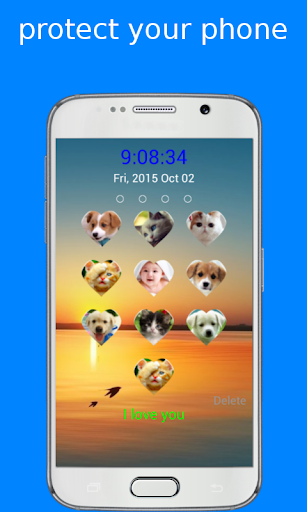 love photo keypad lockscreen