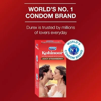 Durex Kohinoor Condoms - Juicy Strawberry