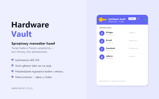 Hardware Vault Secure screenshot 1