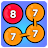 Merge All Bubbles: Number Mix icon