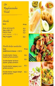 Sri Raghavendra Foods menu 1