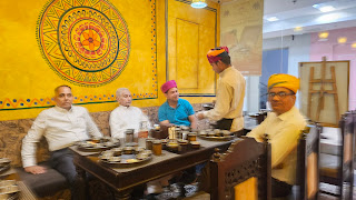 Vipul Tyagi at Ghoomar Traditional Thali Restaurant, Starling Mall,  photos