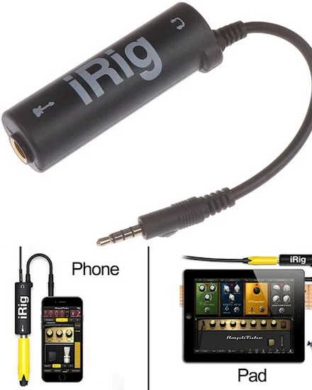 Guitar Interface I-Rig Converter Replacement Guitar for P... - 0