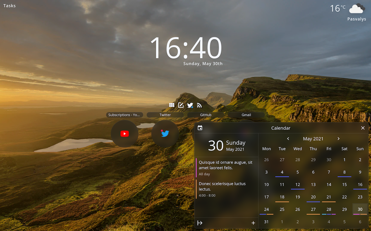 Initium New Tab Preview image 4