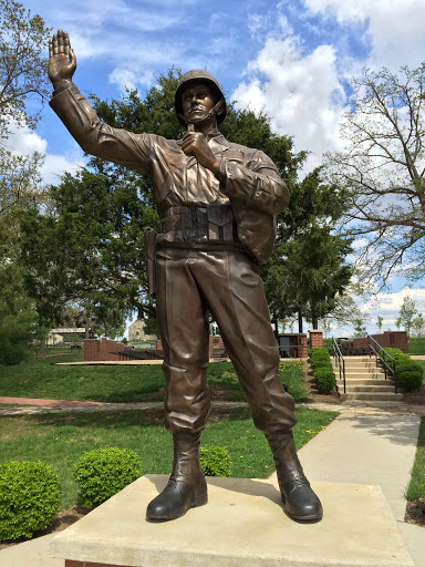 Bronze Statue of Soldier