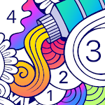Cover Image of Download BATIQ 🎨 Coloring book by number | Color Therapy 1.1.2 APK