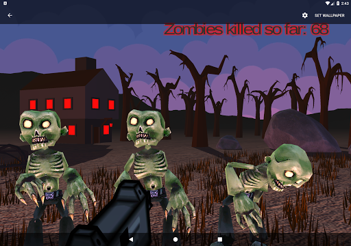 Zombie Invasion Interactive Live Wallpaper - FREE