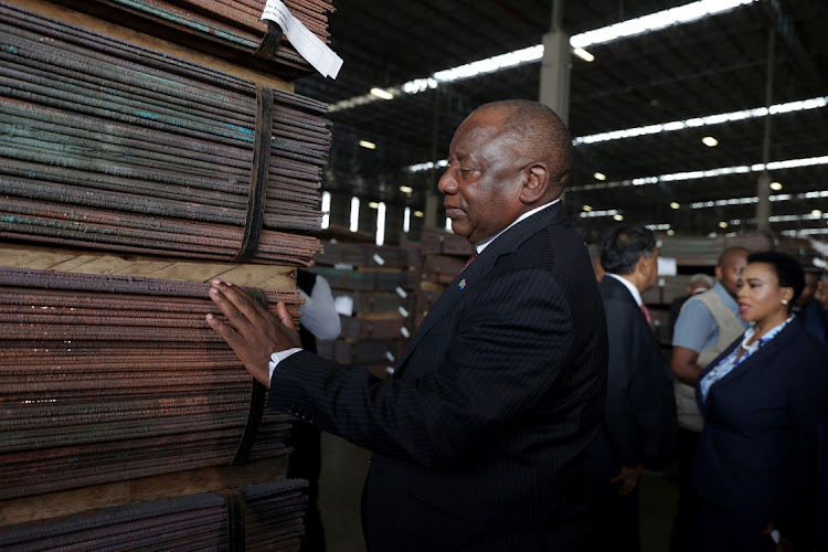 President Cyril Ramaphosa officially opened the Newlyn PX Terminal in Durban, KwaZulu-Natal, on Thursday April 4 2024 as part of his investment promotion drive.