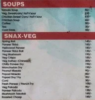 Khana Khajana Family Restaurant menu 2