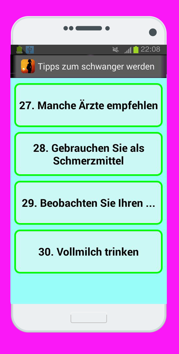 Tipps zum schwanger werden Screen 2