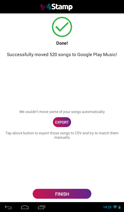   STAMP Music Importer- screenshot  