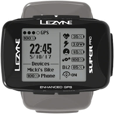 Lezyne Super Pro GPS Bike Computer - GPS, Wireless, Black alternate image 1