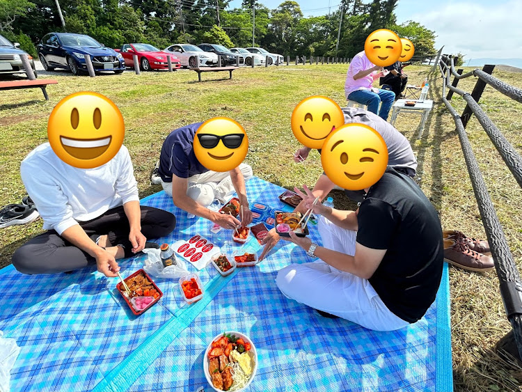 スカイラインのあかねキムチ・九十九谷展望公園・朝チャーツーリング・R33広報関東支部・としまや弁当に関するカスタム事例の投稿画像3枚目