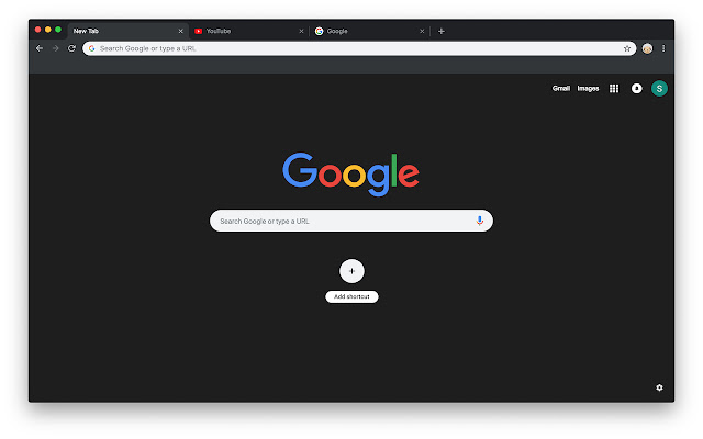 Material Dark Theme chrome extension